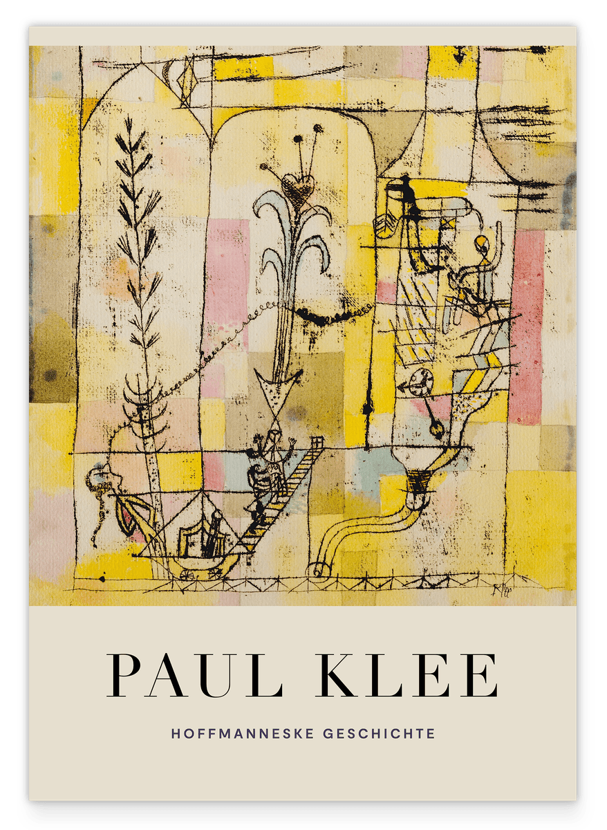 Paul Klee - Museum-Poster Hoffmanneske Geschichte