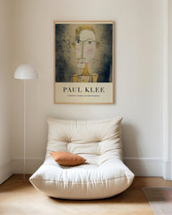 After Hover: Paul Klee - Museum Poster Portrait of a Yellow Man