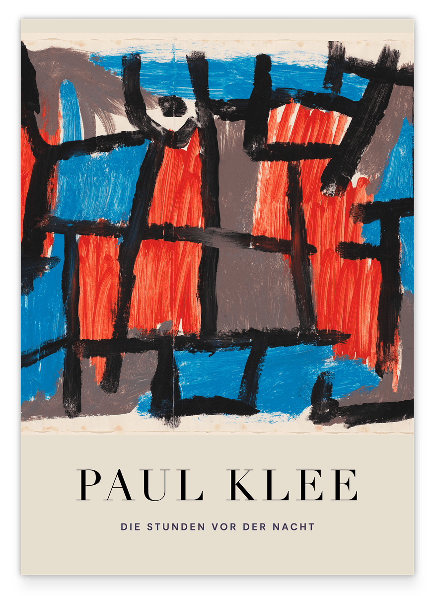 Paul Klee - Museum Poster The Hours Before Night