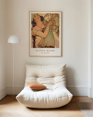 After Hover: Alfons Mucha - Museum Poster Bohemian Woman with Musical Instrument