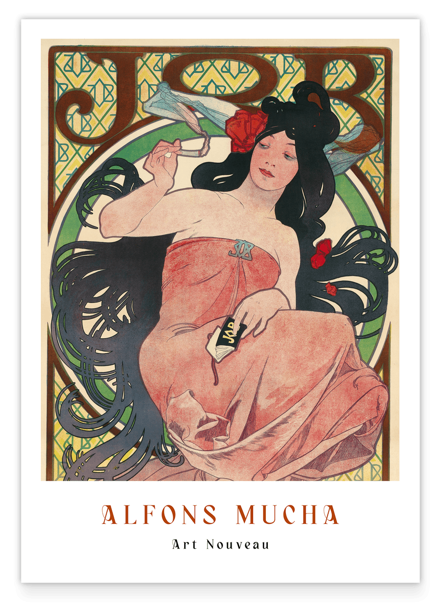 Alfons Mucha - Museum-Poster Rauchende Frau II - JOB