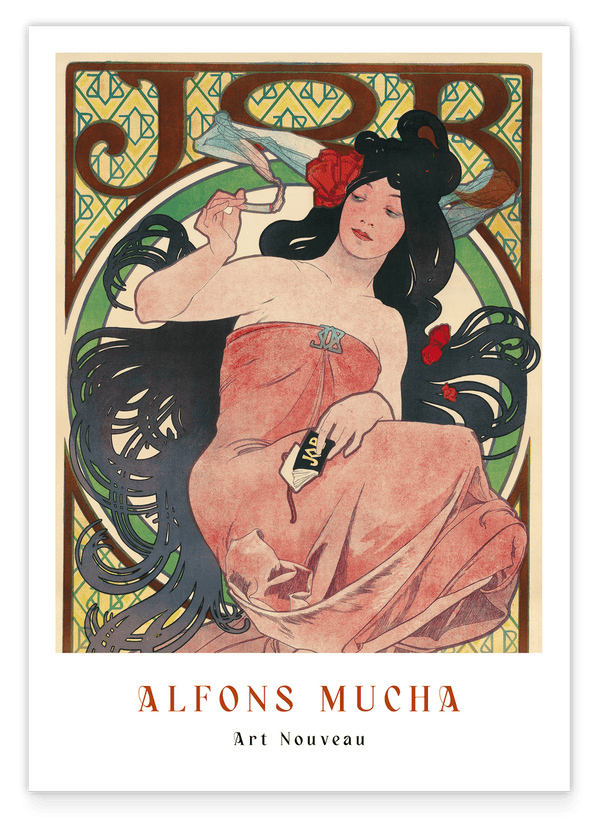Alfons Mucha - Museum-Poster Rauchende Frau II - JOB