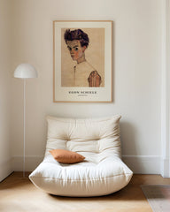 After Hover: Egon Schiele - Museum Poster I Self-Portrait