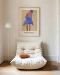 After Hover: Egon Schiele - Museum Poster I Standing Girl, Back View