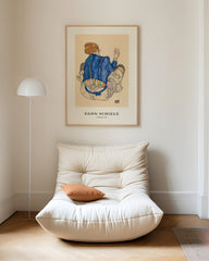 After Hover: Egon Schiele - Museum Poster I Seated Woman