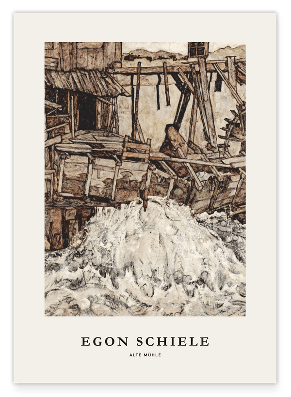 Egon Schiele - Museum-Poster I Alte Mühle