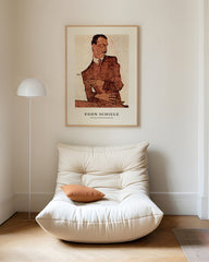 After Hover: Egon Schiele - Museum Poster I Portrait by Arthur Rössler