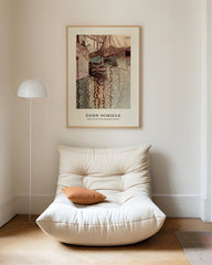 After Hover: Egon Schiele - Museum Poster I Sailing ships with wave-like water