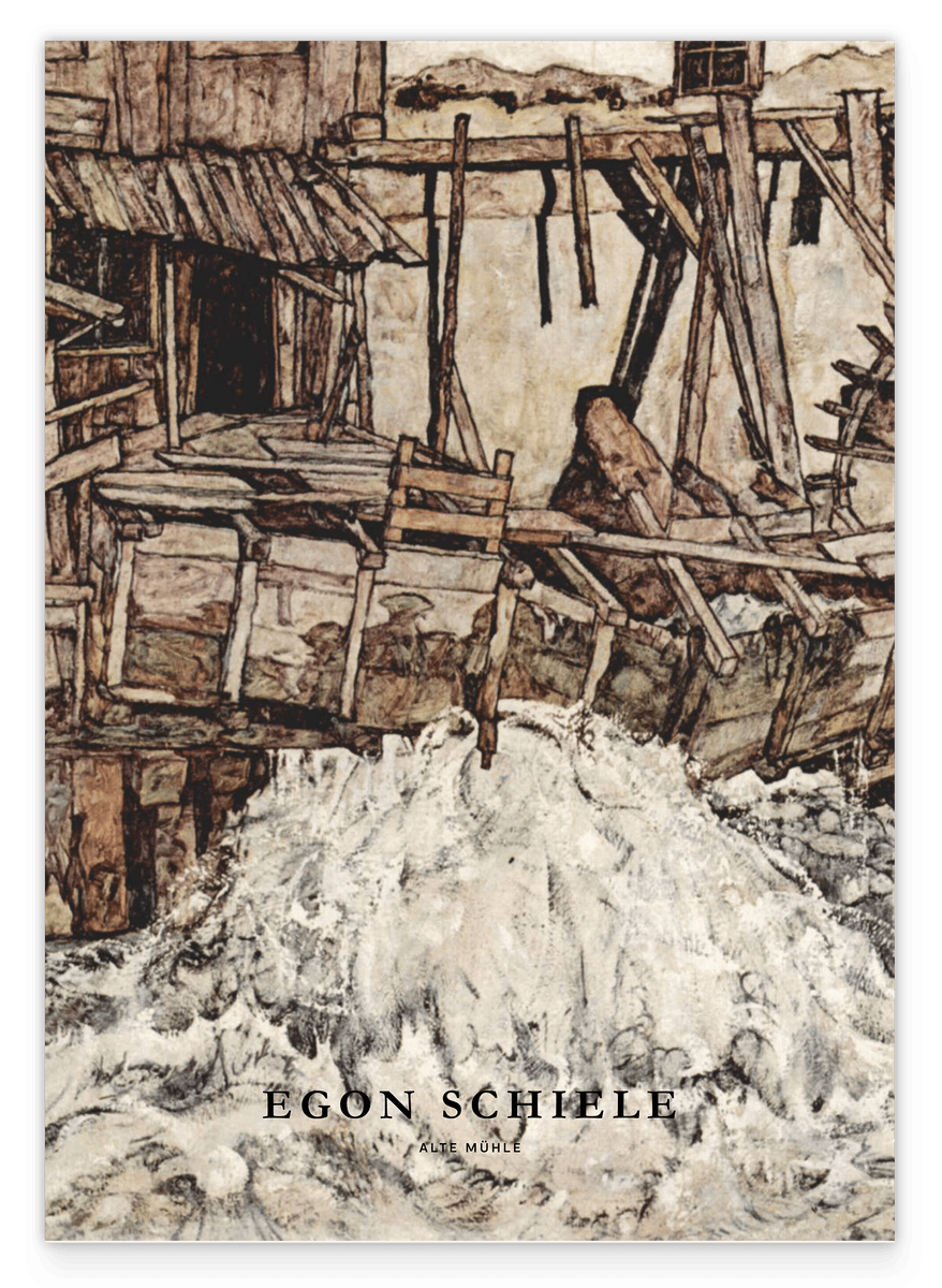 Egon Schiele - Museum Poster II Old Mill
