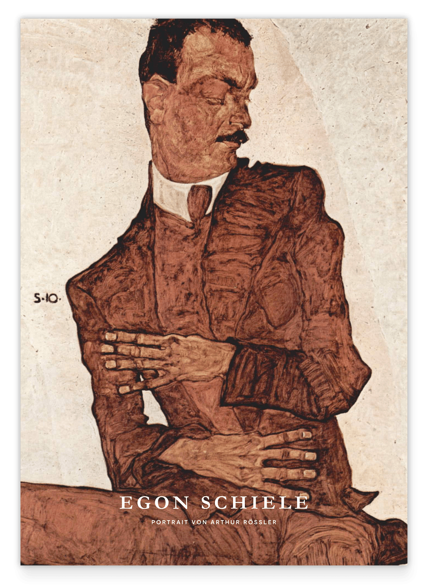 Egon Schiele - Museum-Poster II Portrait von Arthur Rössler