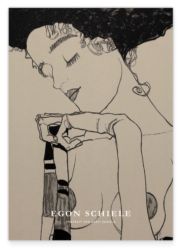 Egon Schiele - Museum-Poster II Portrait von Gerti Schiele