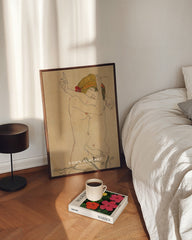 After Hover: Egon Schiele - Museum-Poster II Zwei Frauen umarmen sich