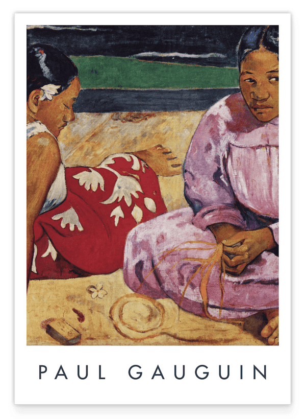 Paul Gauguin - Museum-Poster Tahitische Frauen (oder Frauen von Tahiti) am Strand
