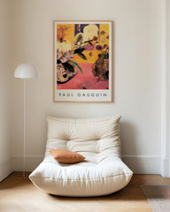 After Hover: Paul Gauguin - Museum Poster Still Life with Japanese Graphics