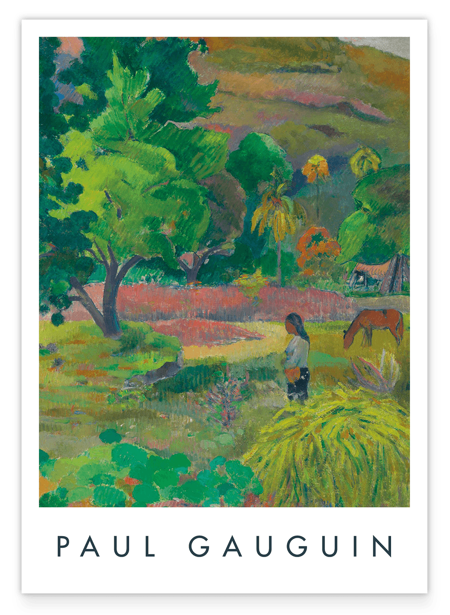 Paul Gauguin - Museum-Poster Das Haus (Te Fare)