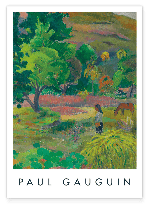 Paul Gauguin - Museum-Poster Das Haus (Te Fare)