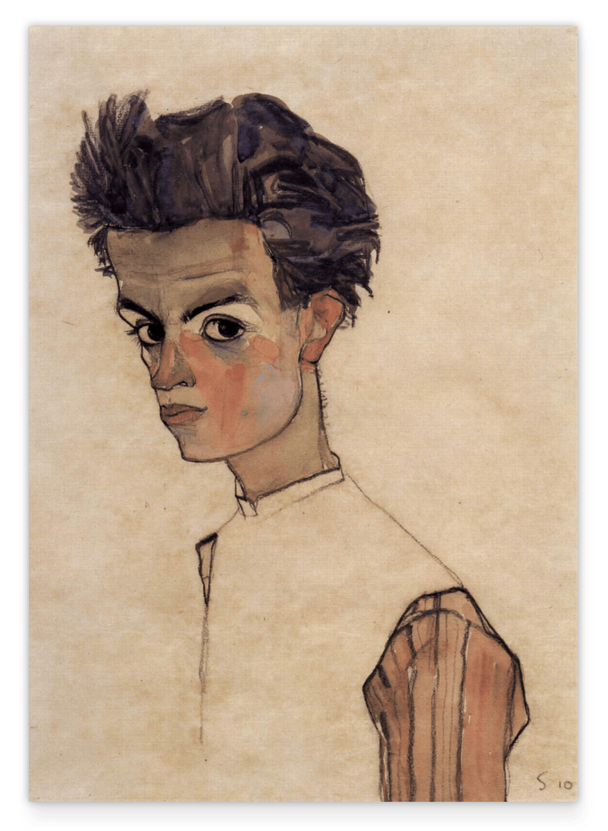 Egon Schiele - Selbstportrait