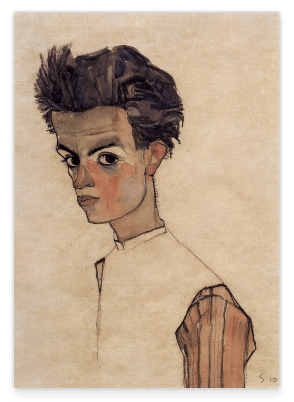 Egon Schiele - Selbstportrait