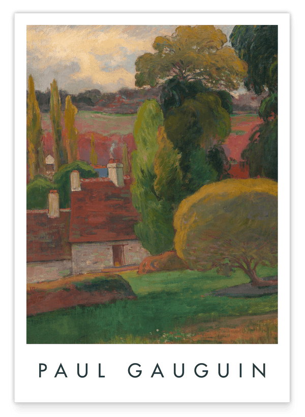 Paul Gauguin - Museum-Poster Ein Bauernhof in der Bretagne
