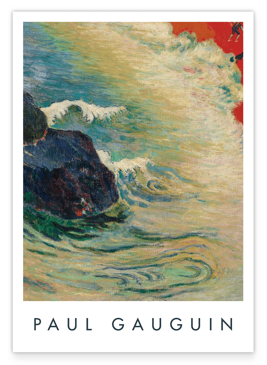 Paul Gauguin - Museum-Poster Die Welle
