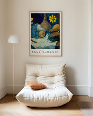 After Hover: Paul Gauguin - Museum-Poster Stillleben mit Tee-Kanne und Früchten