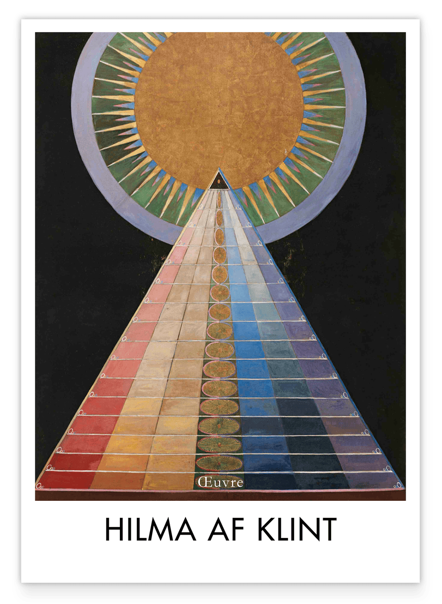 Hilma af Klint - Museum-Poster II No 1 - Group X - Altarpieces