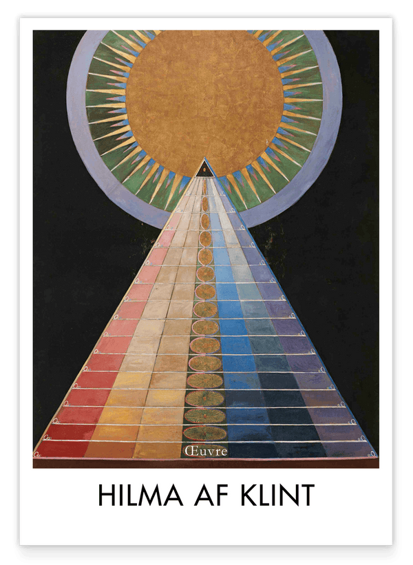 Hilma af Klint - Museum-Poster II No 1 - Group X - Altarpieces