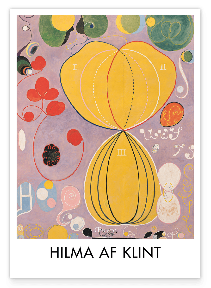 Hilma af Klint - Museum-Poster II The Ten Largest, No 7, Adulthood (1907)