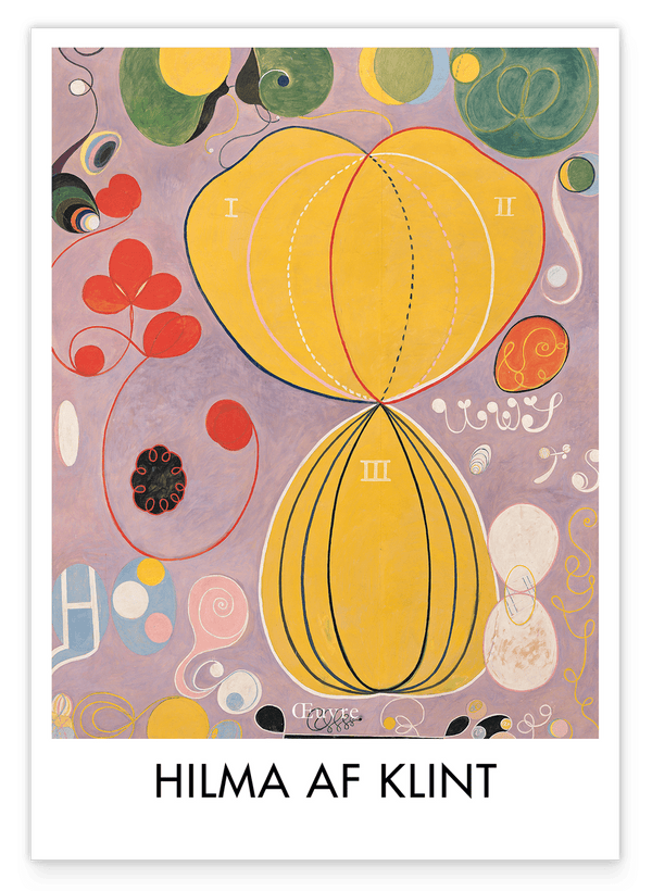 Hilma af Klint - Museum-Poster II The Ten Largest, No 7, Adulthood (1907)