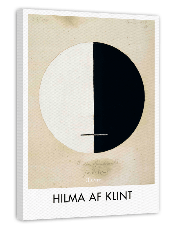 Hilma af Klint - Museum-Poster II Buddha's Standpunkt im irdischen Leben, Nr. 3a