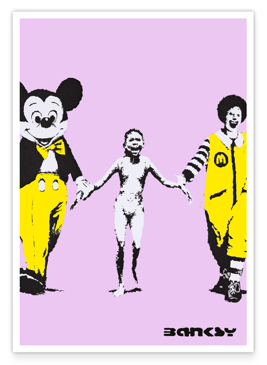 Banksy - Museum Poster Social Criticism - Pop Culture