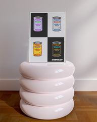 After Hover: Banksy - Museum-Poster I Pop-Art Dosen Tomato Soup