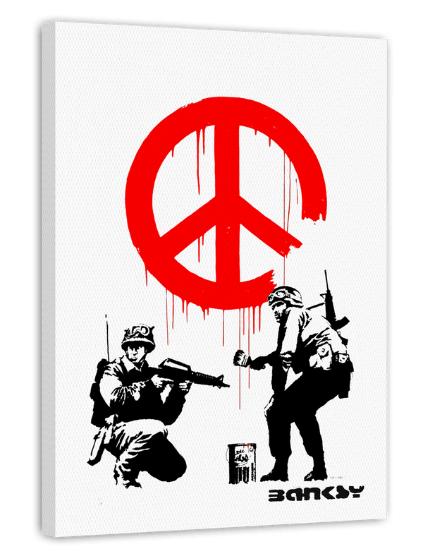 Banksy - Museum-Poster Armee malt Peace