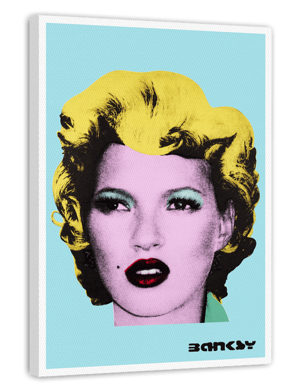 Banksy - Museum-Poster Kate Moss im Pop-Art Stil von Marilyn Monroe