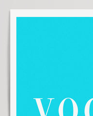 After Hover: Vogue - Mode - Turquoise