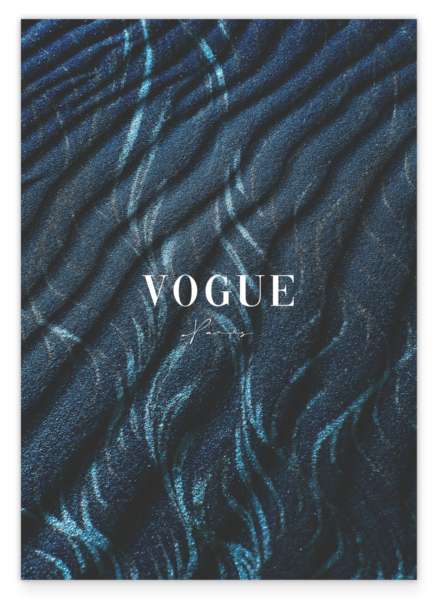 Fashion Vogue Paris with dark pattern