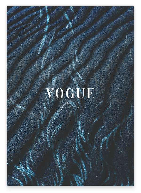 Fashion Vogue Paris with dark pattern