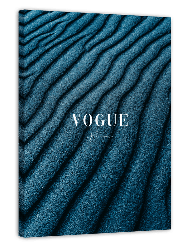 Vogue - Mode - Muster in Petrol
