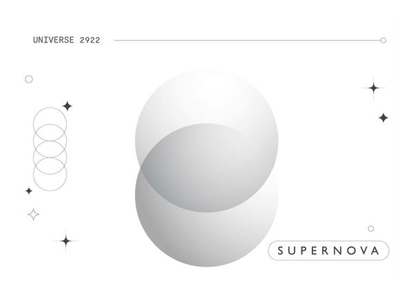 Supernova - Circles in Grey