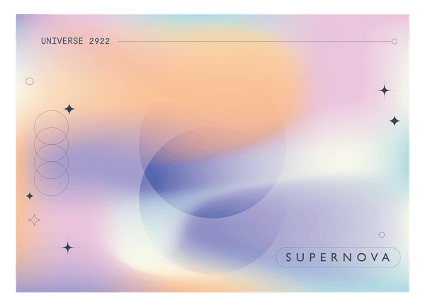 Supernova - Circles in pastel colors