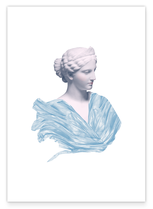 Greek statue in dress