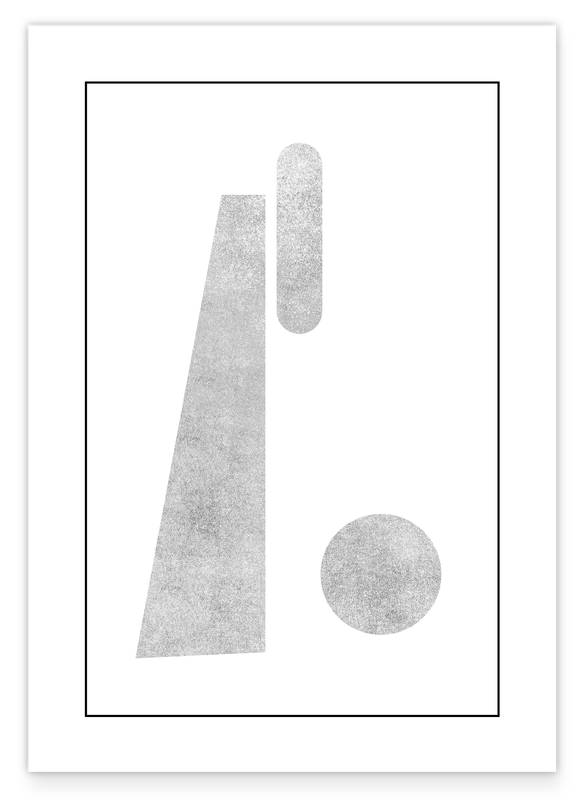Organic shapes in gray
