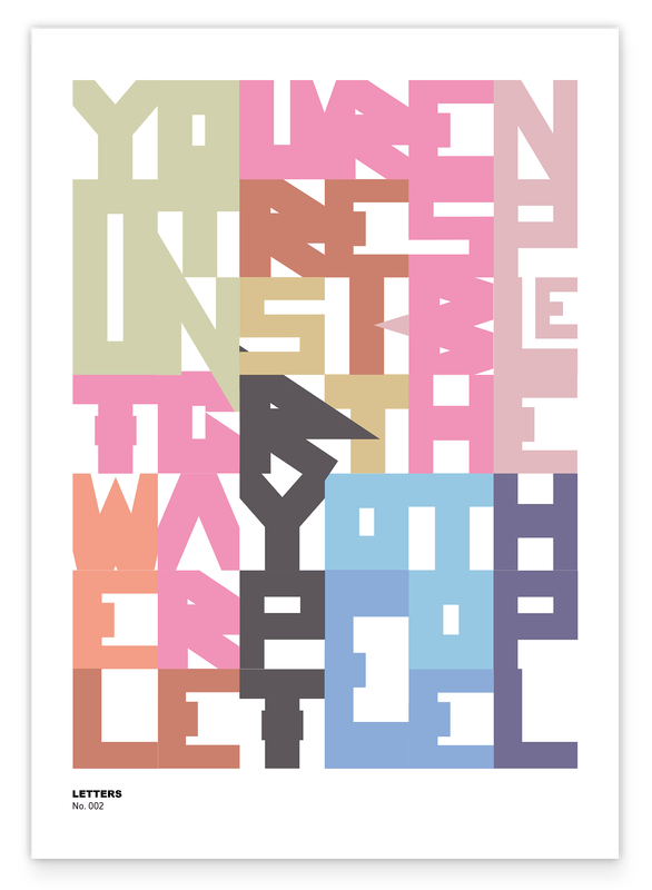 Letters No. 002 - Colorful
