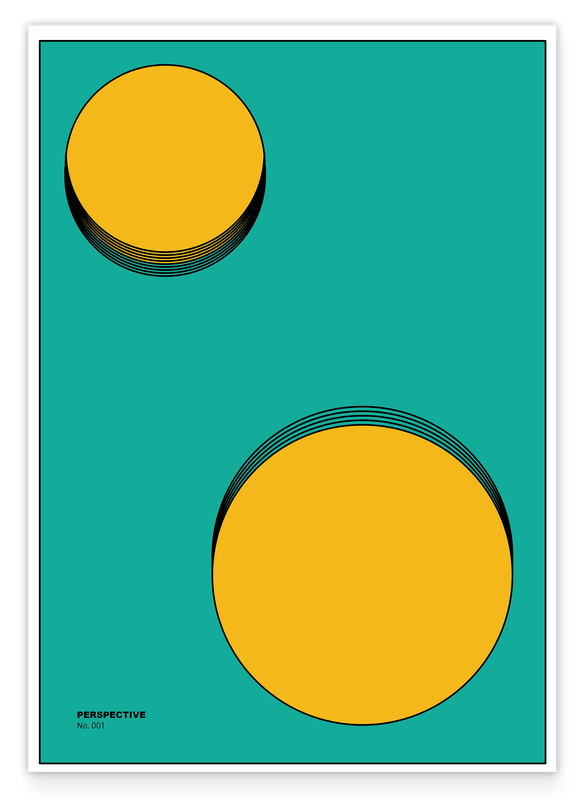 Perspective - No. 001 - Circles in Orange