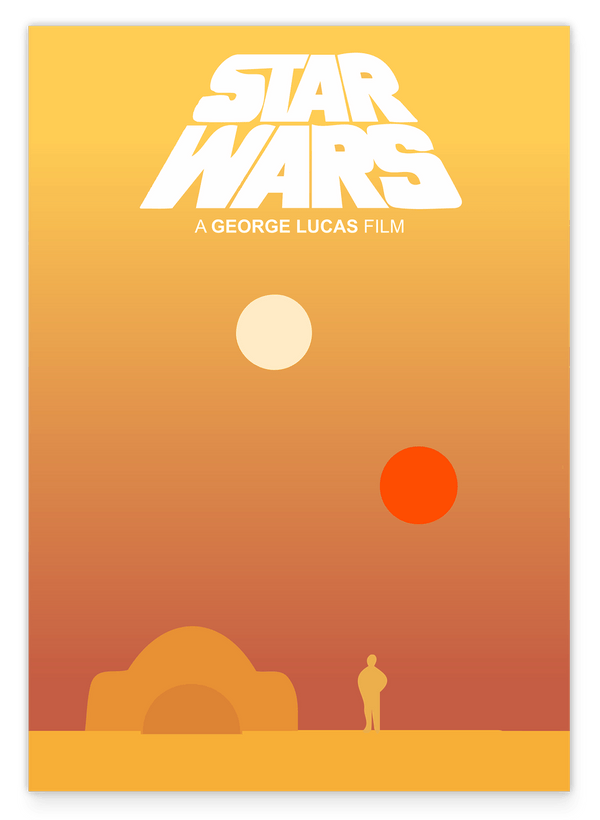 Star Wars Illustration - A George Lucas Film