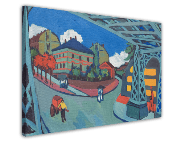 Ernst Ludwig Kirchner - Eisenbahnüberführung Löbtauer Straße in Dresden