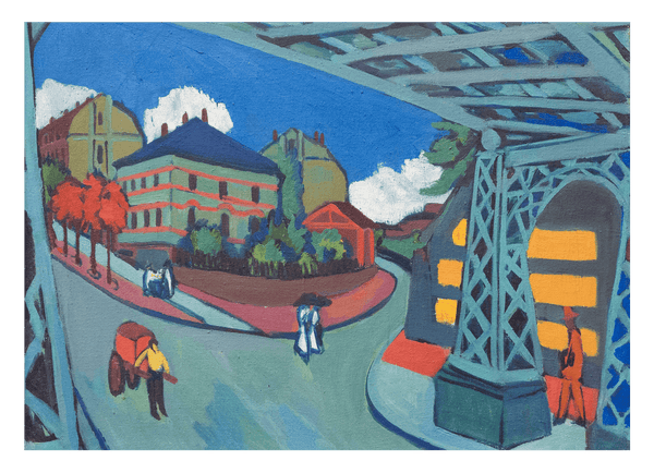 Ernst Ludwig Kirchner - Eisenbahnüberführung Löbtauer Straße in Dresden