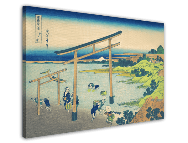 Katsushika Hokusai - Noboto Bay aus der Serie Sechsunddreißig Ansichten des Berges Fuji (Fugaku sanjūrokkei)