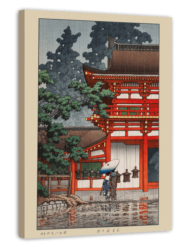 Kawase Hasui - Roter Kasuga Schrein in Nara