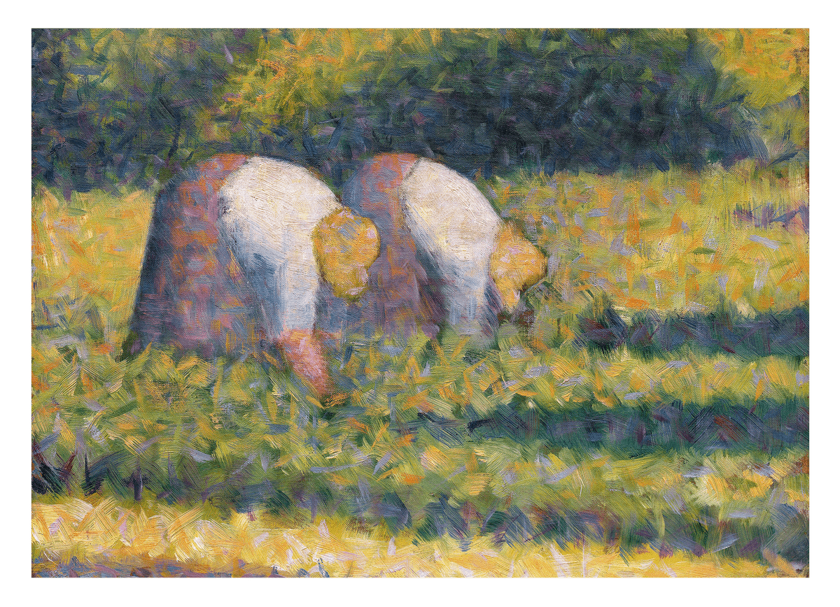 Georges Seurat - Peasant Women at Work